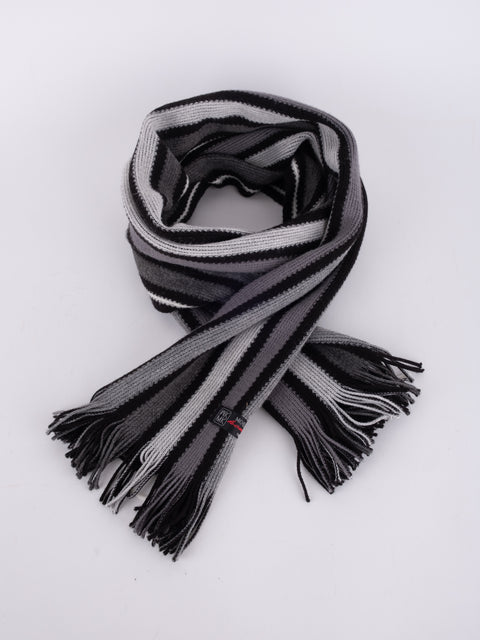 Michel Klein Couture Vintage Striped Scarf