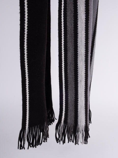 Michel Klein Couture Vintage Striped Scarf