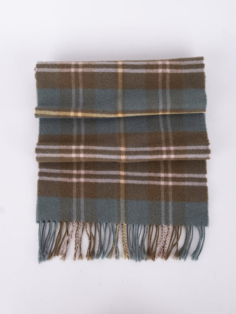 Brooks Brothers Vintage Plaid Cashmere Wool Scarf