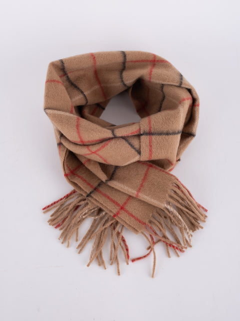 Burberrys Vintage Nova Check Cashmere Scarf