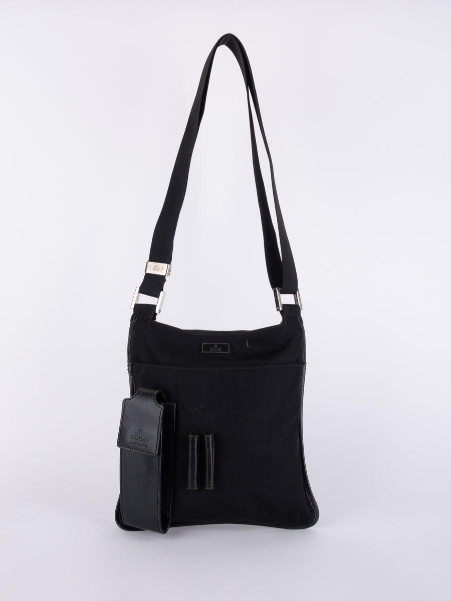 GUCCI Vintage Nylon Shoulder Bag