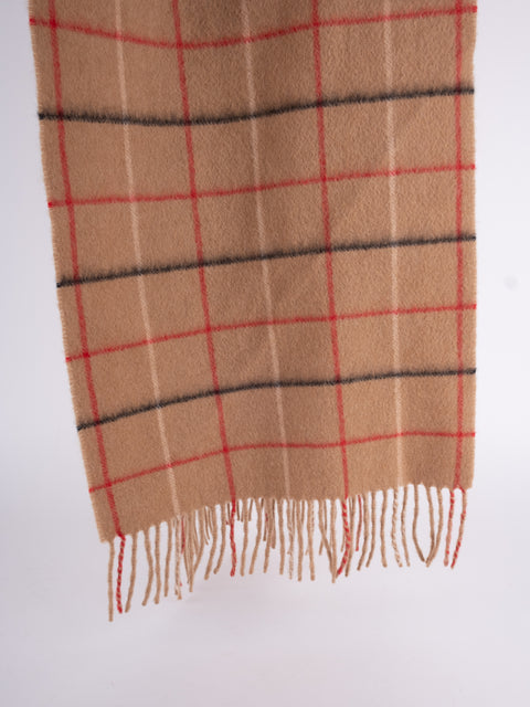 Burberrys Vintage Nova Check Cashmere Scarf
