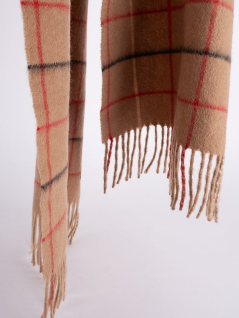 Burberrys Vintage Nova Check Cashmere Scarf