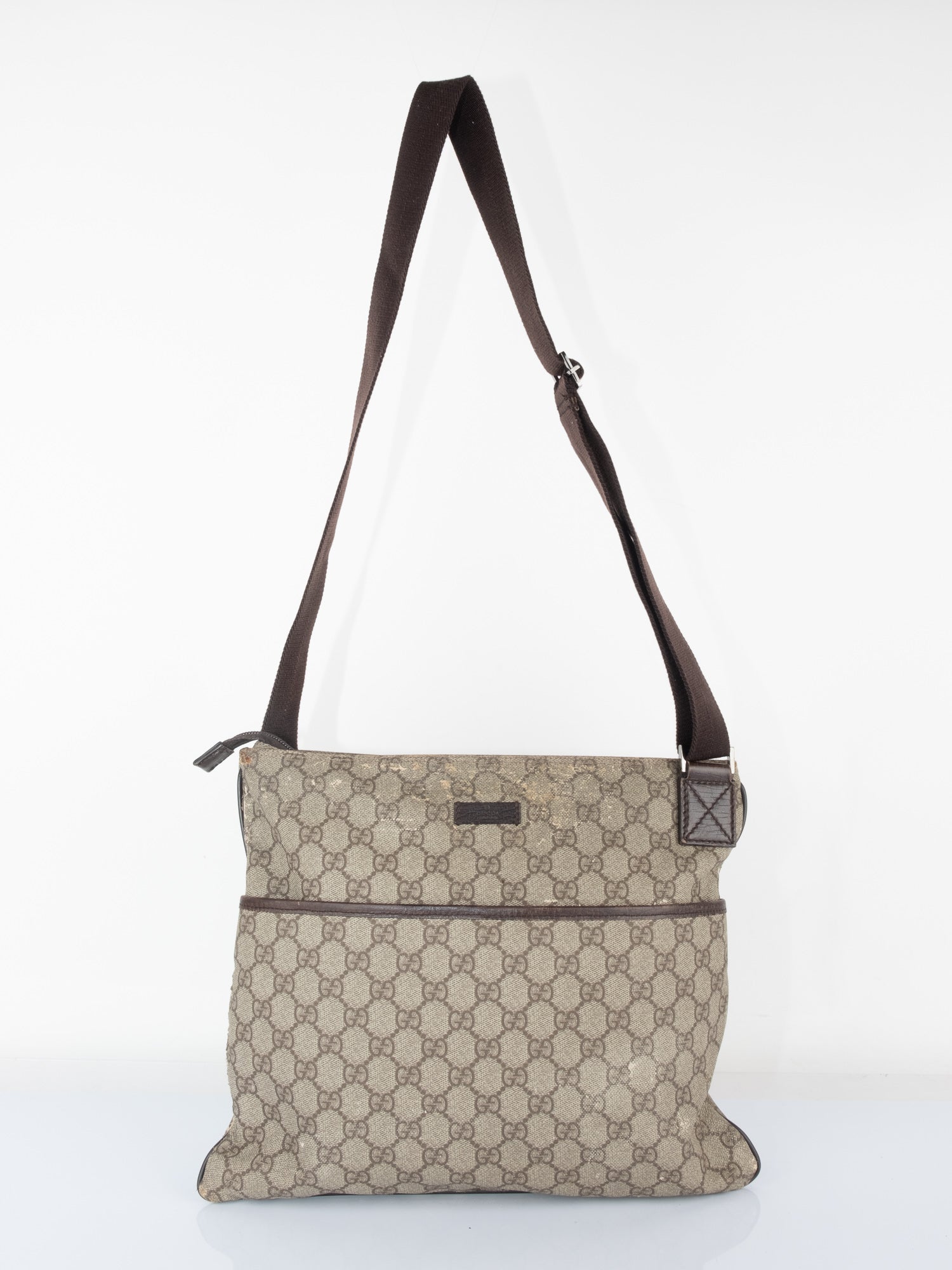 Gucci Monogram Messenger Bag