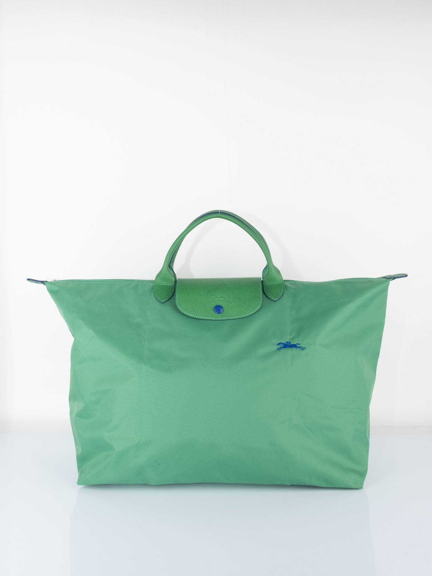 Longchamp Le Pliage Green Nylon Tote