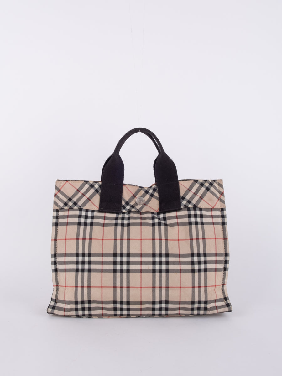 BURBERRY Vintage Nova Check Handbag