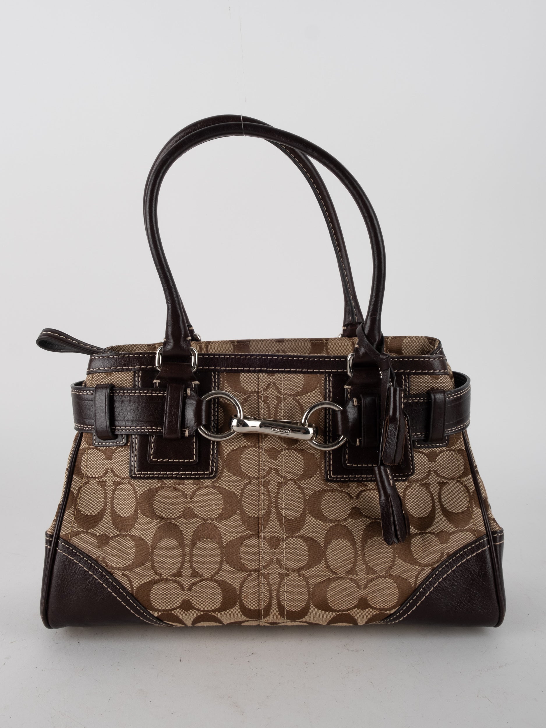 COACH Signature Satchel Bag