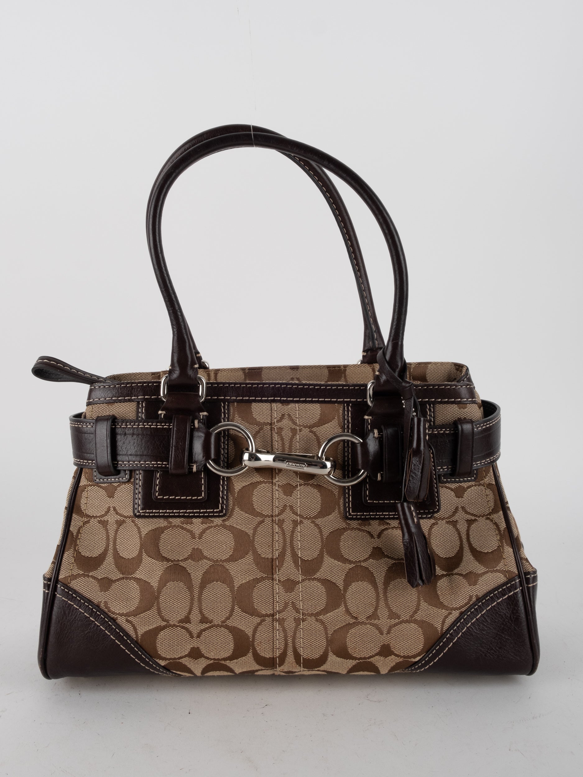 COACH Signature Satchel Bag
