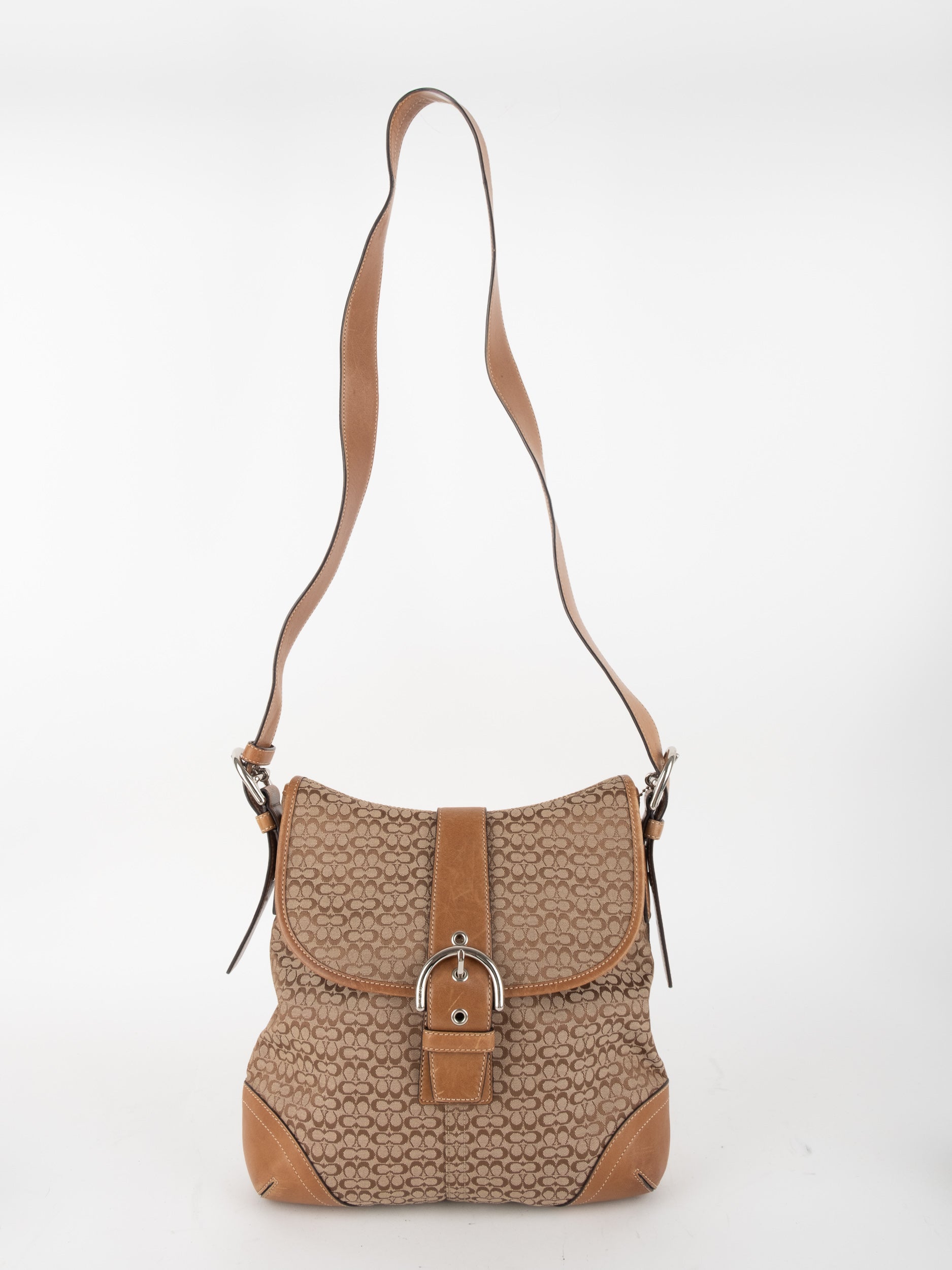 COACH Signature Crossbody Flap Bag Y2K Era
