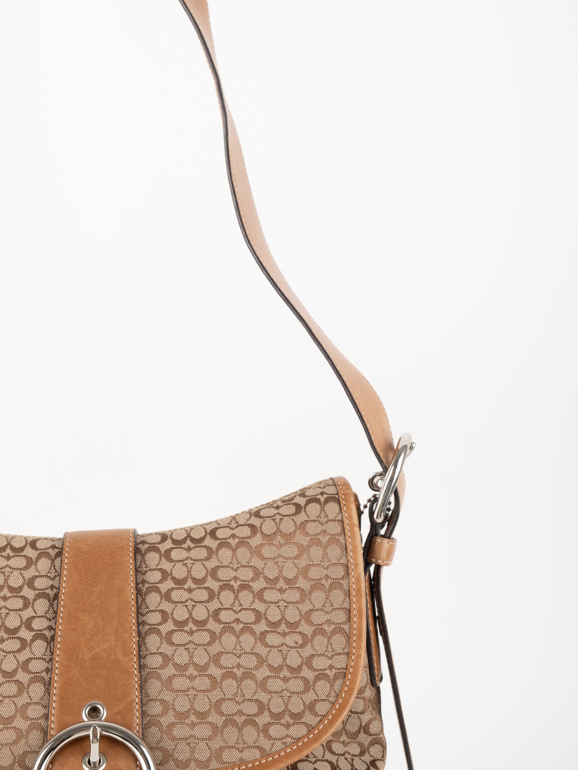COACH Signature Crossbody Flap Bag Y2K Era