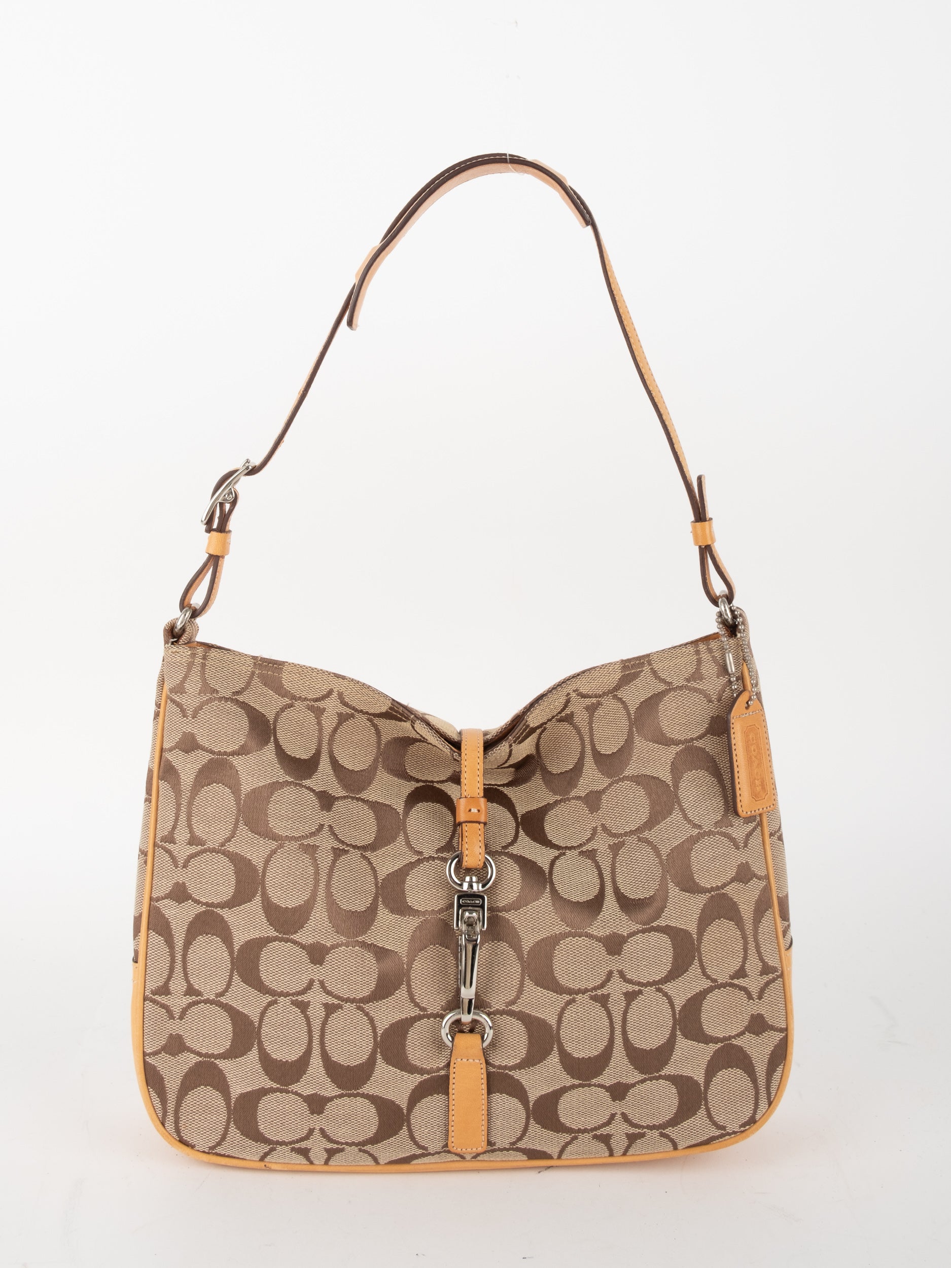 COACH Signature Shoulder Bag Jacquard Y2K Era