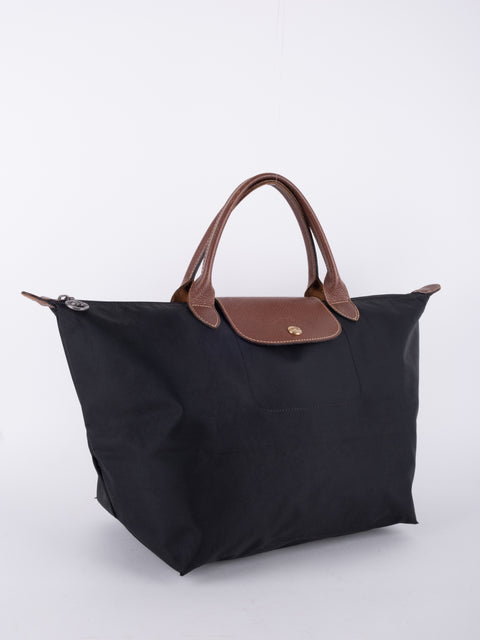 Longchamp Le Pliage Vintage Black Tote Bag