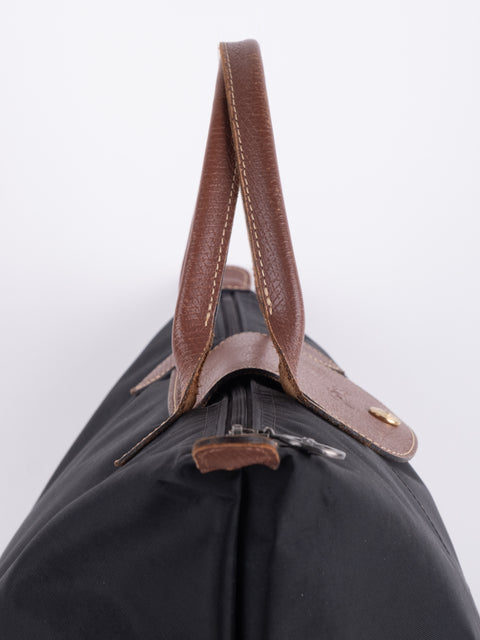 Longchamp Le Pliage Vintage Black Tote Bag