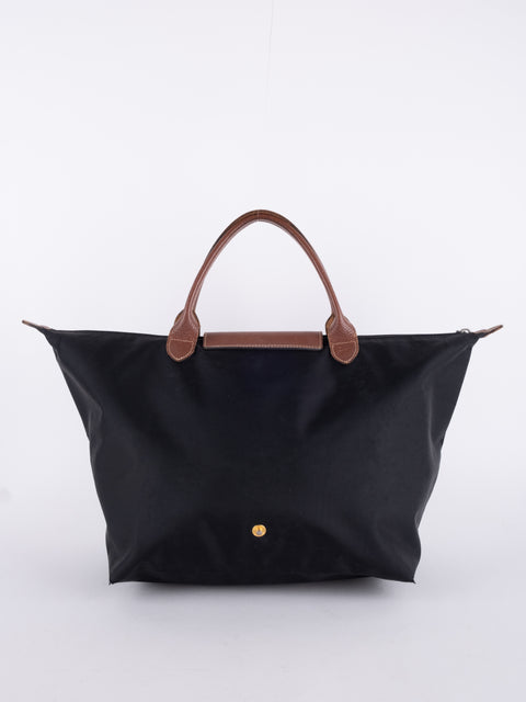 Longchamp Le Pliage Vintage Black Tote Bag