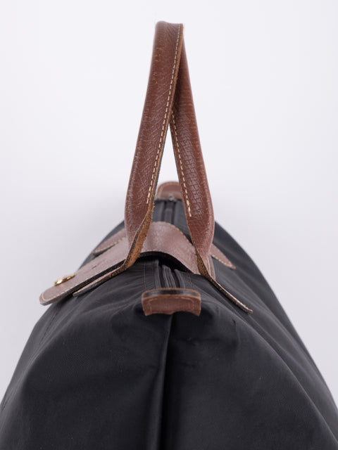Longchamp Le Pliage Vintage Black Tote Bag