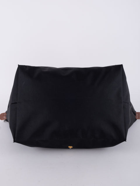 Longchamp Le Pliage Vintage Black Tote Bag