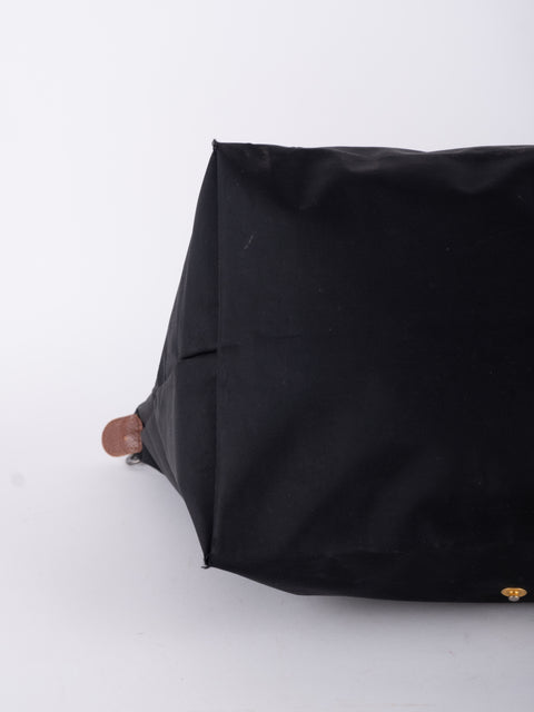 Longchamp Le Pliage Vintage Black Tote Bag