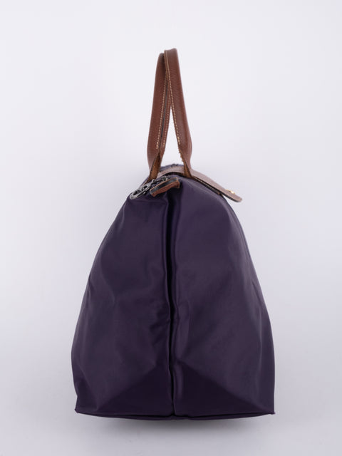 LONGCHAMP Vintage Purple Le Pliage Tote Bag