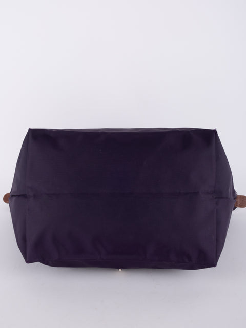 LONGCHAMP Vintage Purple Le Pliage Tote Bag