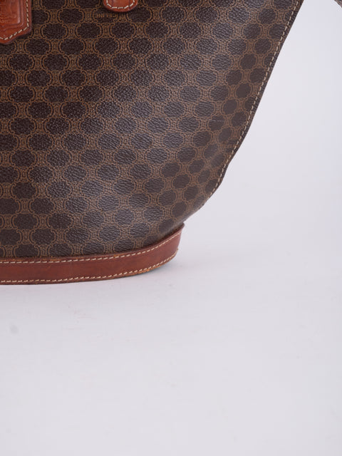 CELINE Vintage Macadam Large Tote Bag