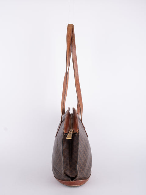 CELINE Vintage Macadam Large Tote Bag