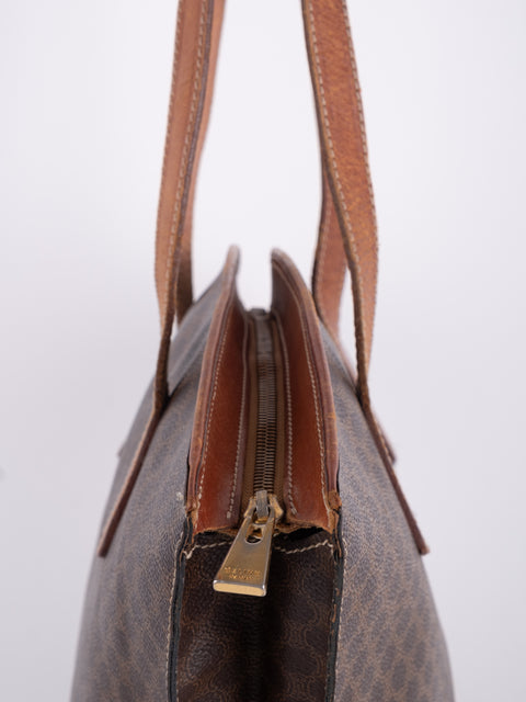 CELINE Vintage Macadam Large Tote Bag
