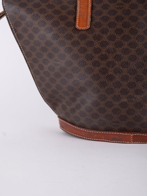 CELINE Vintage Macadam Large Tote Bag