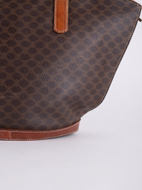 CELINE Vintage Macadam Large Tote Bag