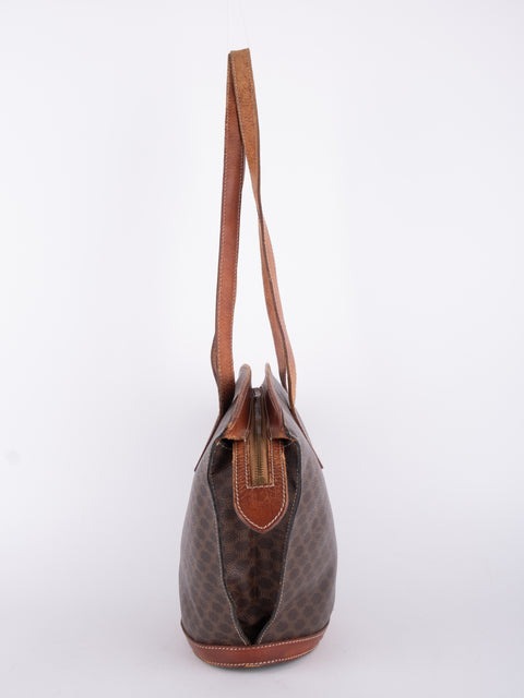 CELINE Vintage Macadam Large Tote Bag