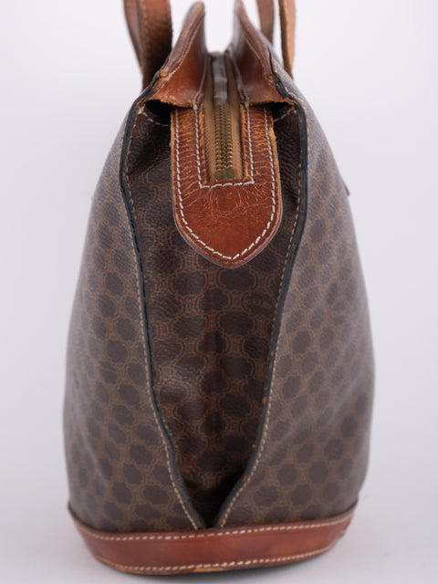 CELINE Vintage Macadam Large Tote Bag