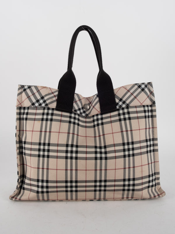 BURBERRY Nova Check Tote