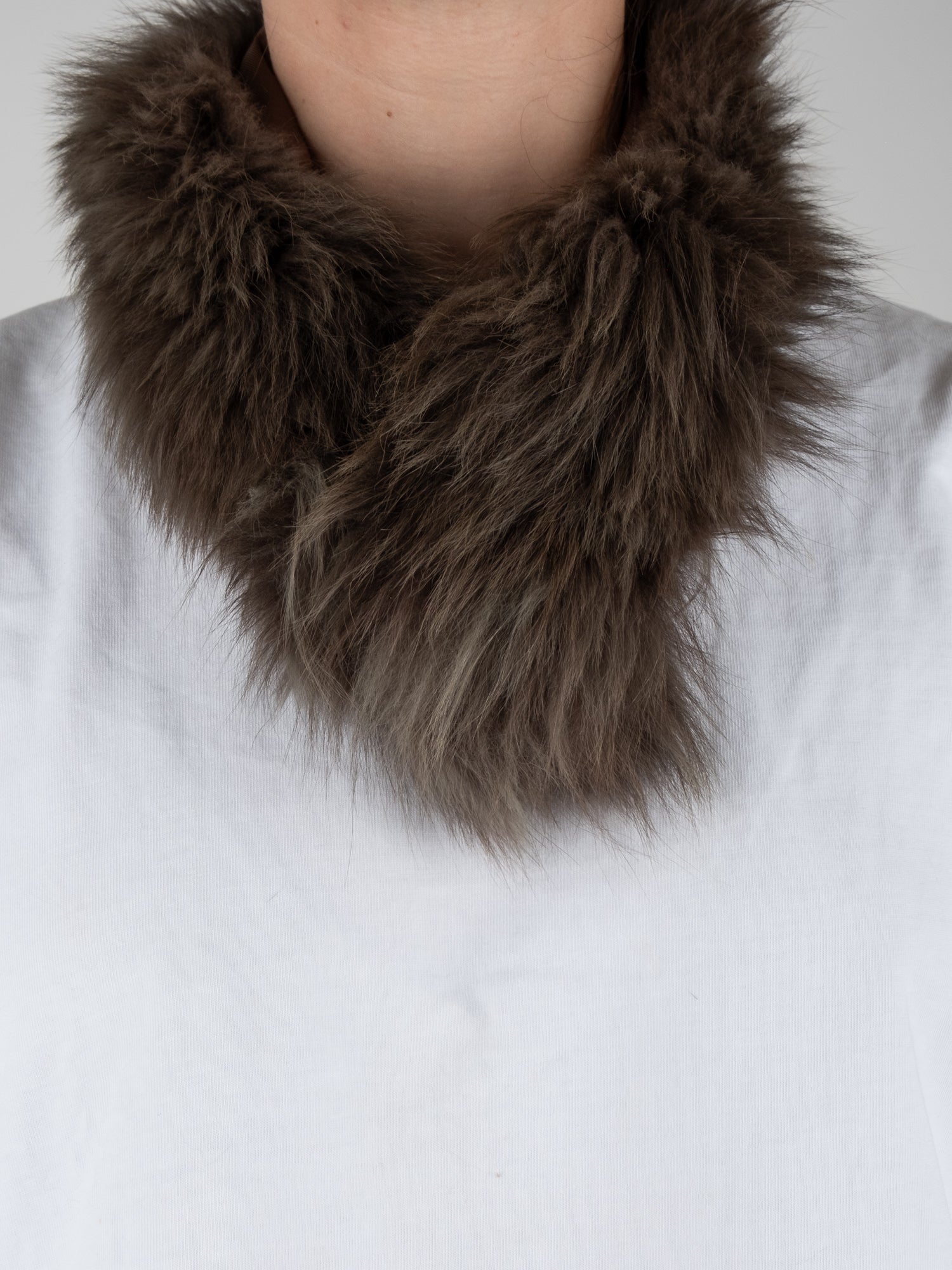 Fur Neck Warmer – Brown
