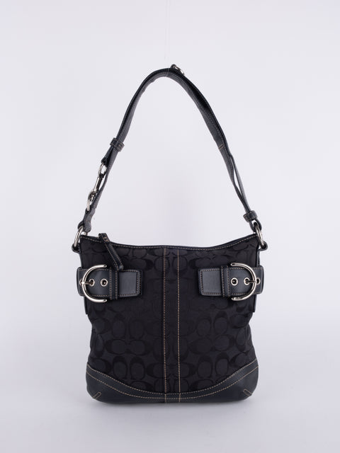 Coach Black Signature Crossbody Bag