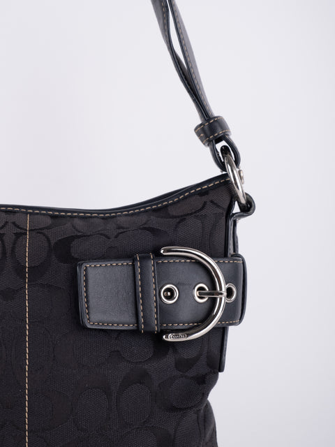 Coach Black Signature Crossbody Bag