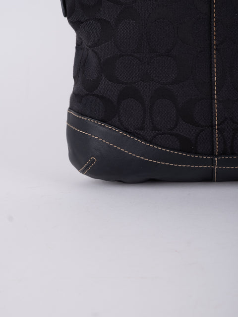 Coach Black Signature Crossbody Bag