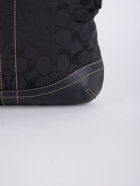Coach Black Signature Crossbody Bag