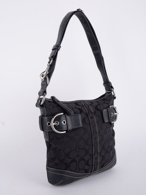 Coach Black Signature Crossbody Bag