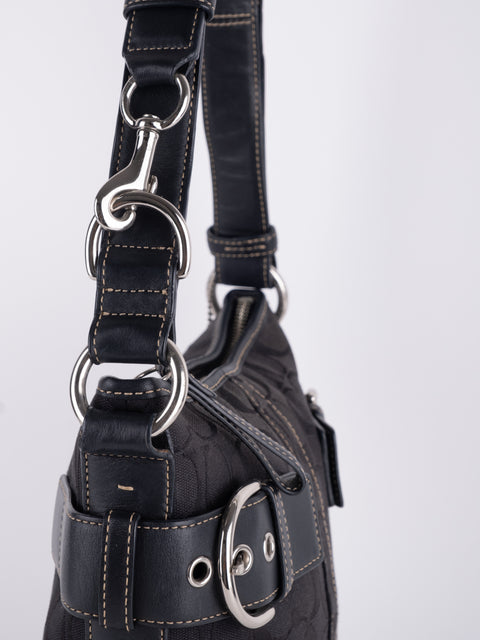 Coach Black Signature Crossbody Bag