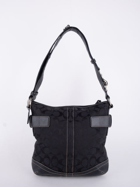 Coach Black Signature Crossbody Bag