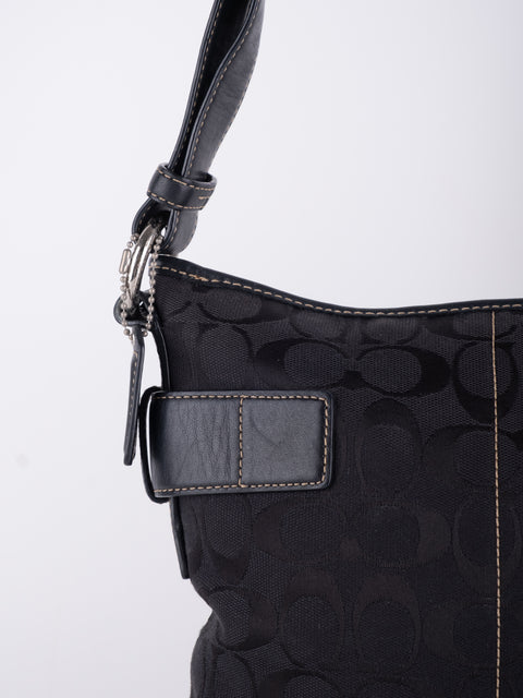 Coach Black Signature Crossbody Bag