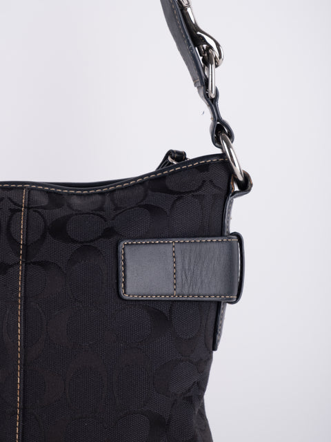 Coach Black Signature Crossbody Bag