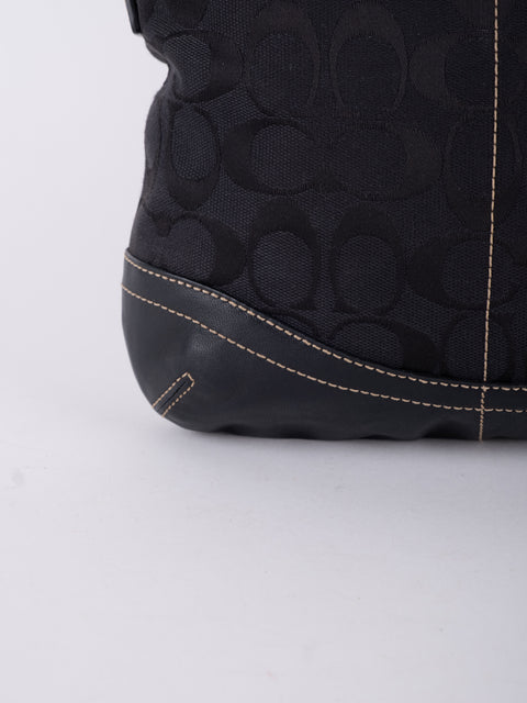 Coach Black Signature Crossbody Bag