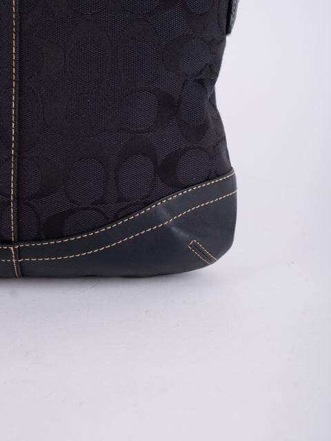 Coach Black Signature Crossbody Bag