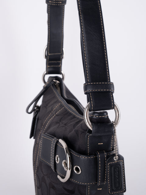 Coach Black Signature Crossbody Bag