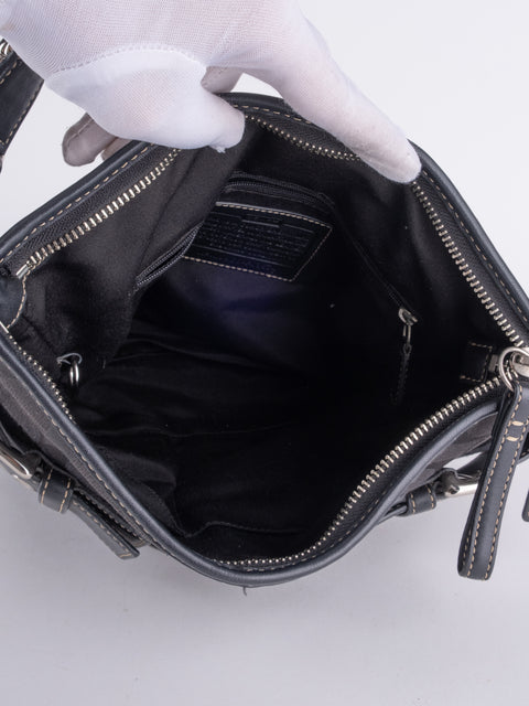 Coach Black Signature Crossbody Bag