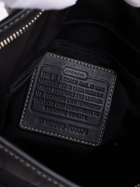 Coach Black Signature Crossbody Bag