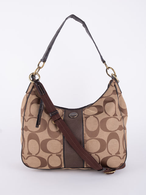 COACH Vintage Signature Hobo Shoulder Bag