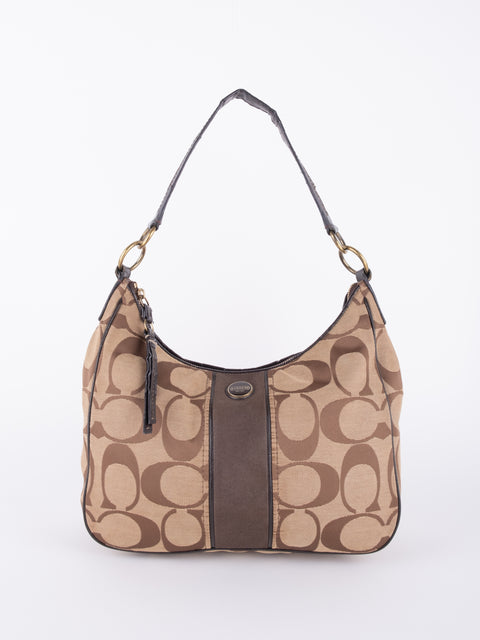 COACH Vintage Signature Hobo Shoulder Bag