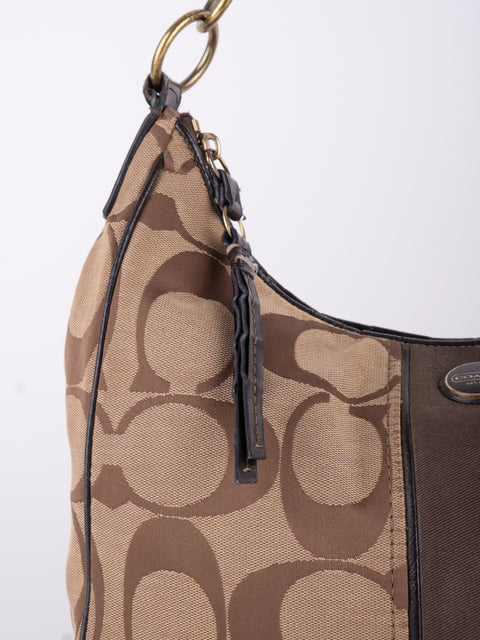 COACH Vintage Signature Hobo Shoulder Bag