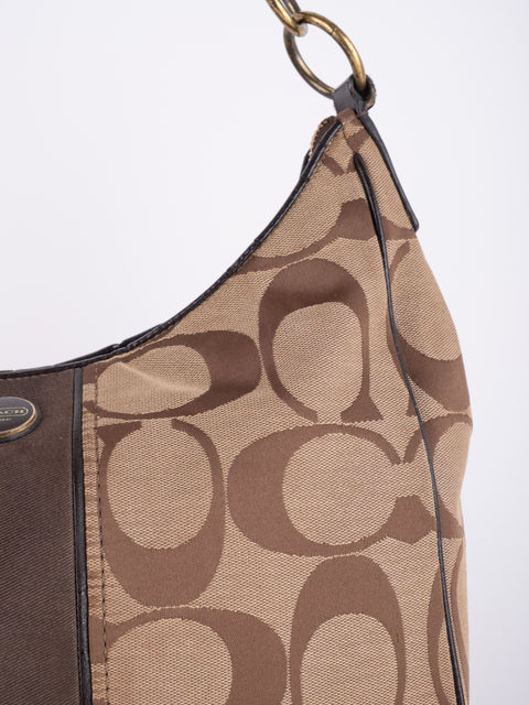 COACH Vintage Signature Hobo Shoulder Bag
